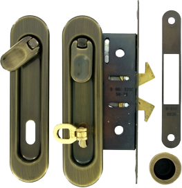 Дверные ручки для раздвижных дверей и замки AGB, B02925